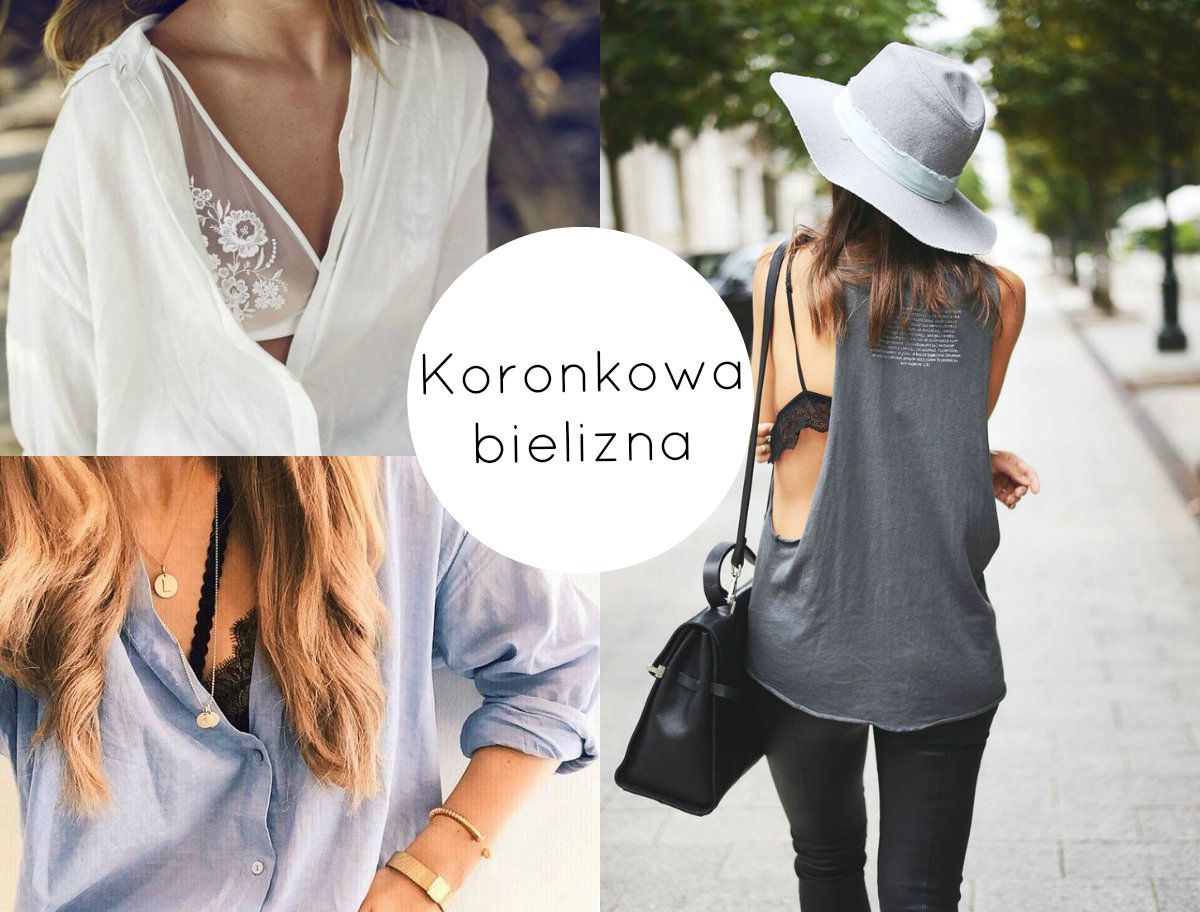 Koronkowe staniki