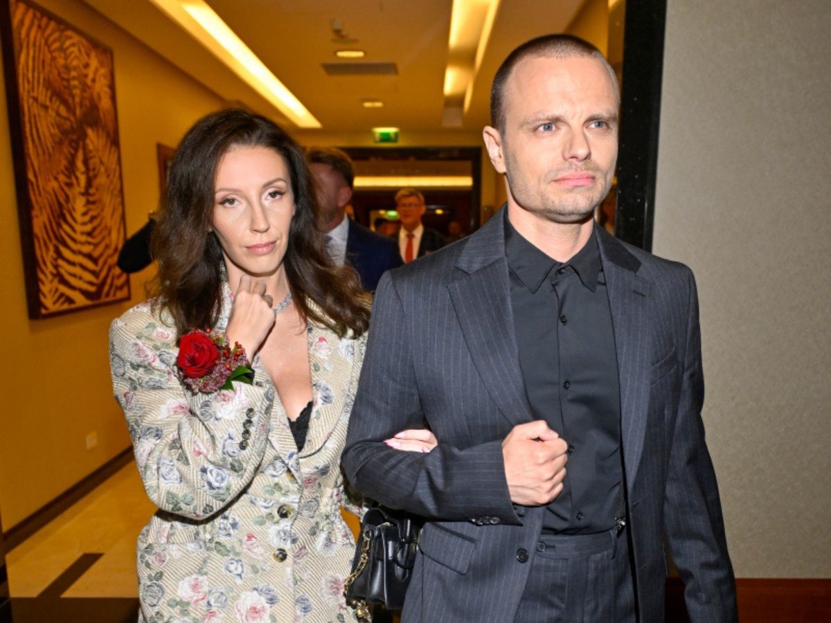 Marcin Hakiel z partnerką