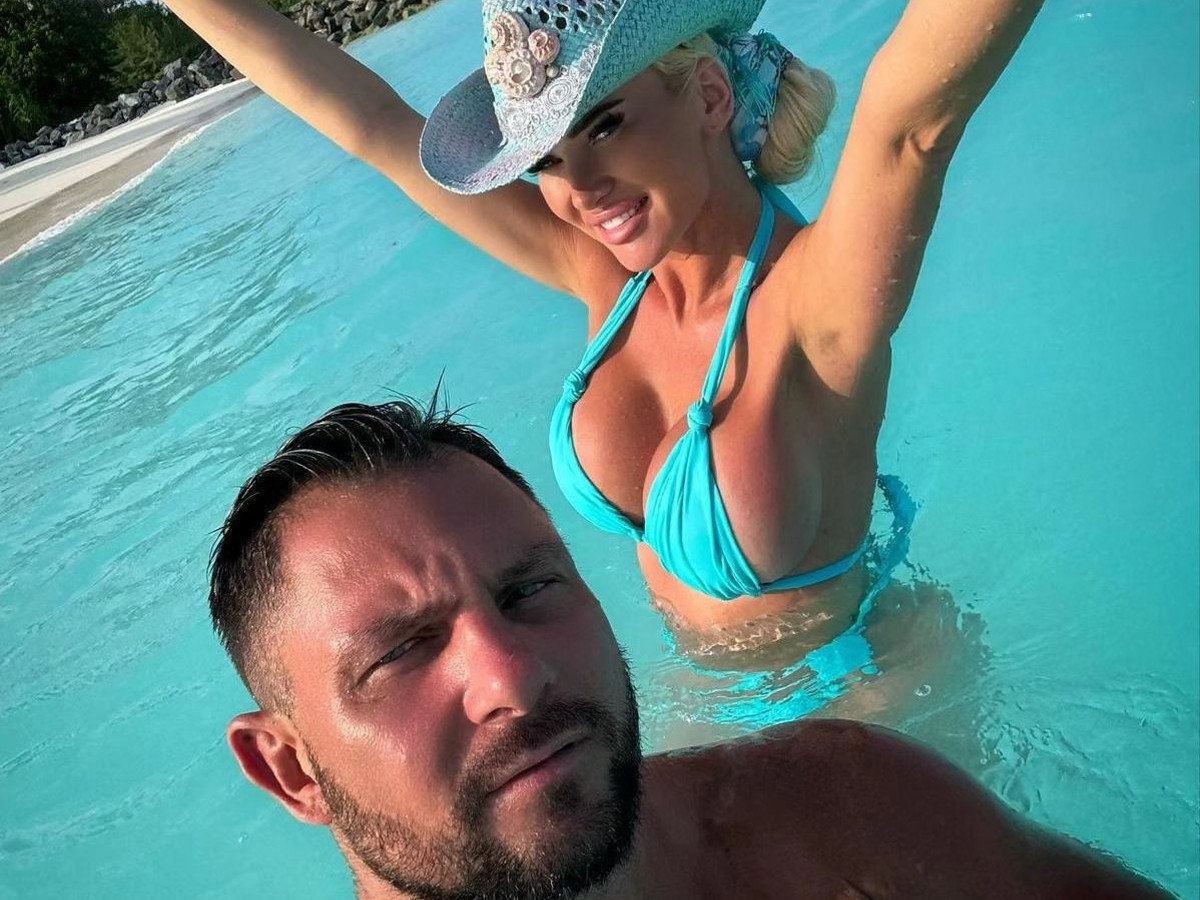 Izabela Macudzińska i Patryk Borowiak na wakacjach