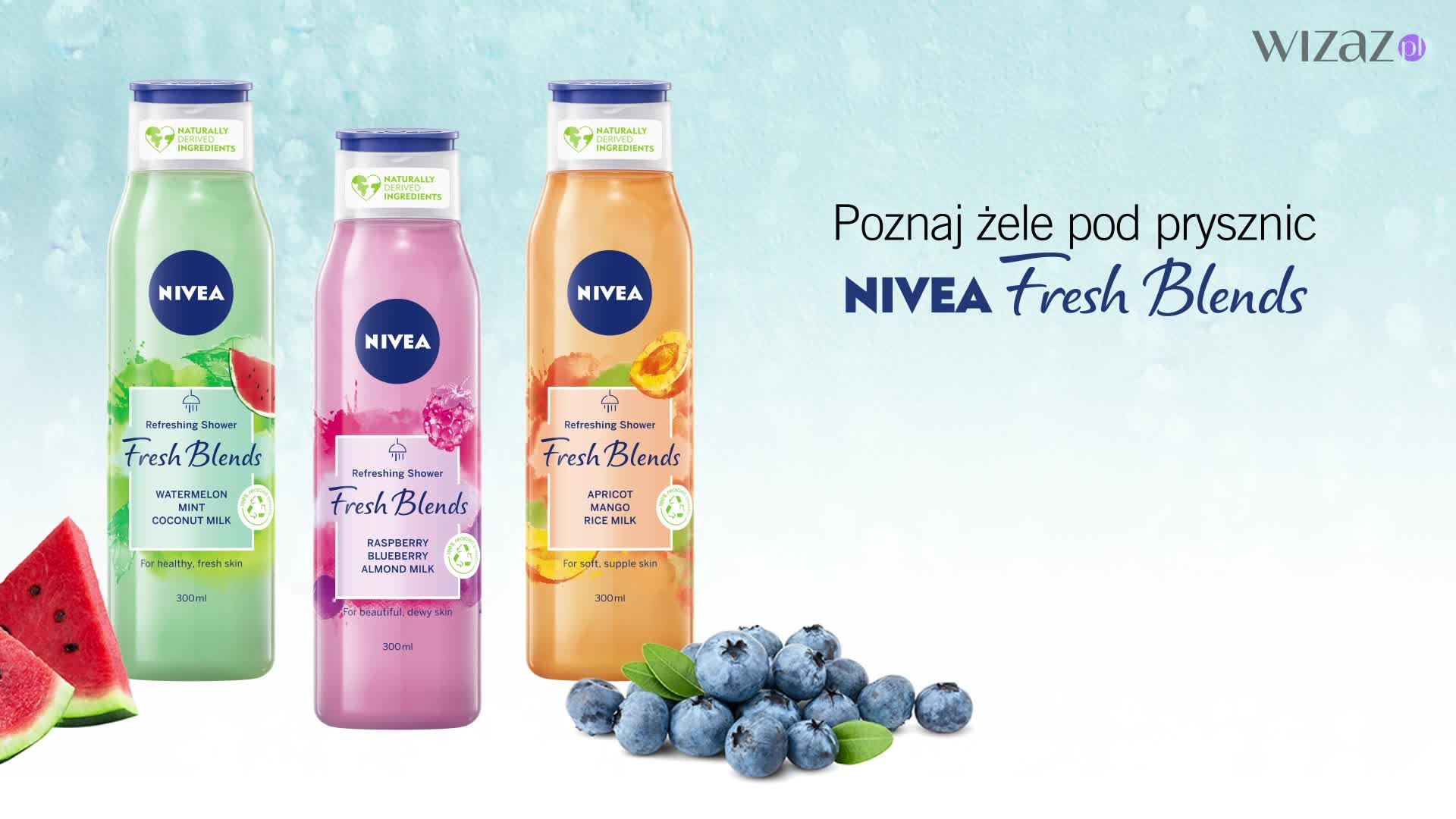 Żele pod prysznic NIVEA Fresh Blends test