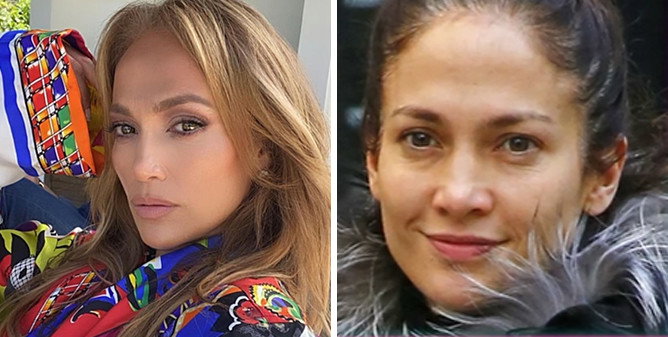Jennifer Lopez - instagram kontra rzeczywistość