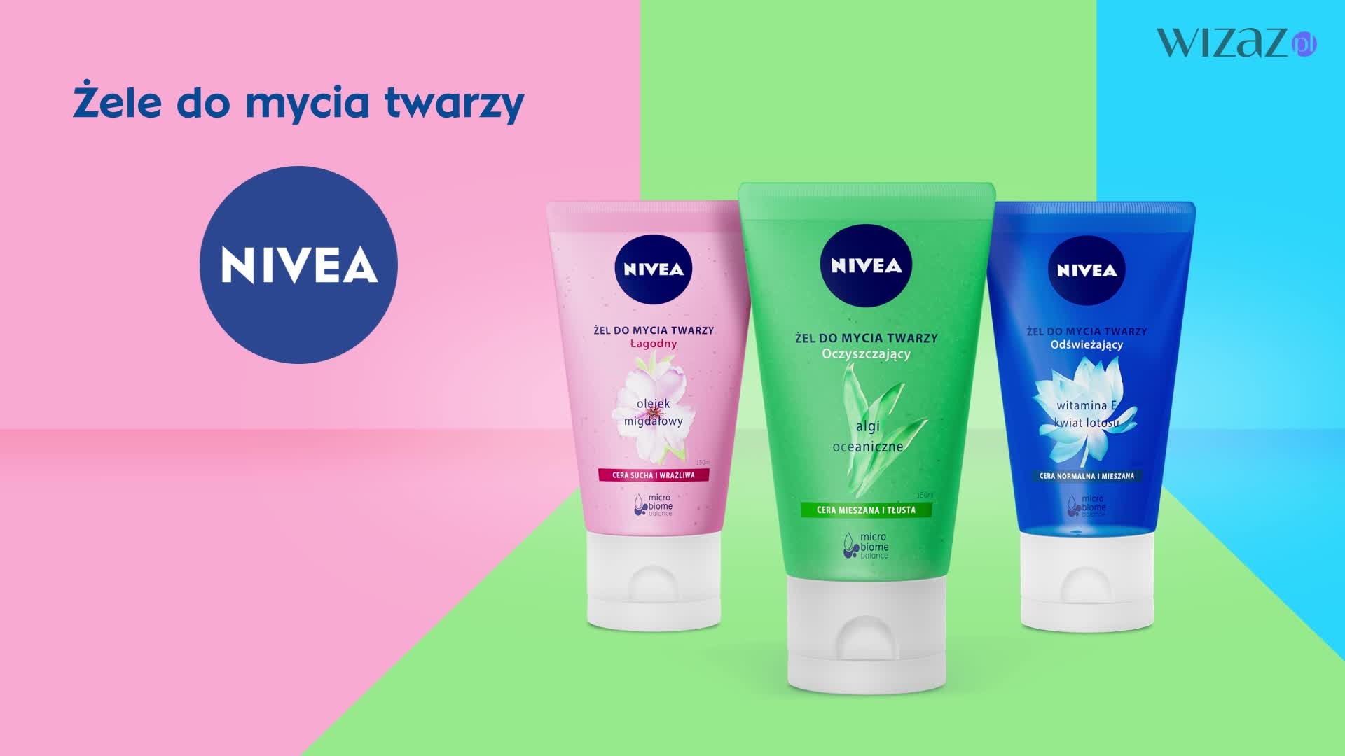 Test żeli do mycia twarzy od Nivea