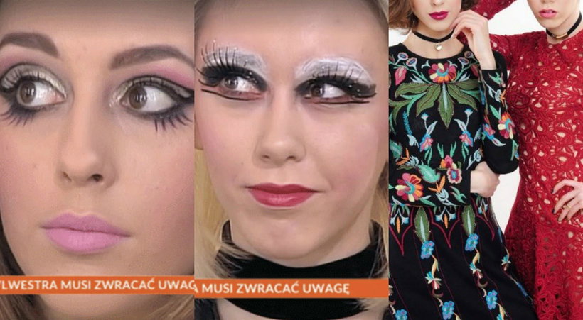 Piękne modelki padły ofiarą koszmarnego makijażu