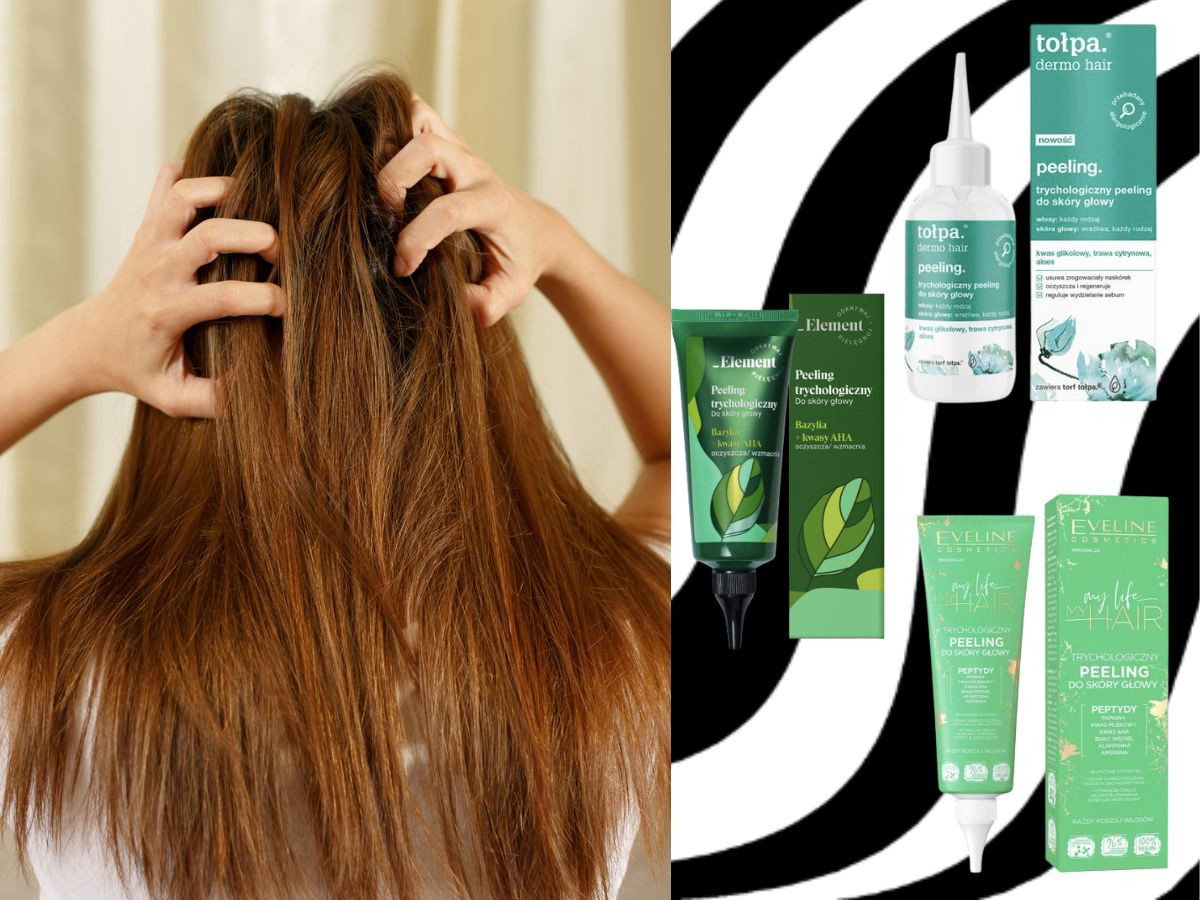 Trychologiczny peeling do skóry głowy