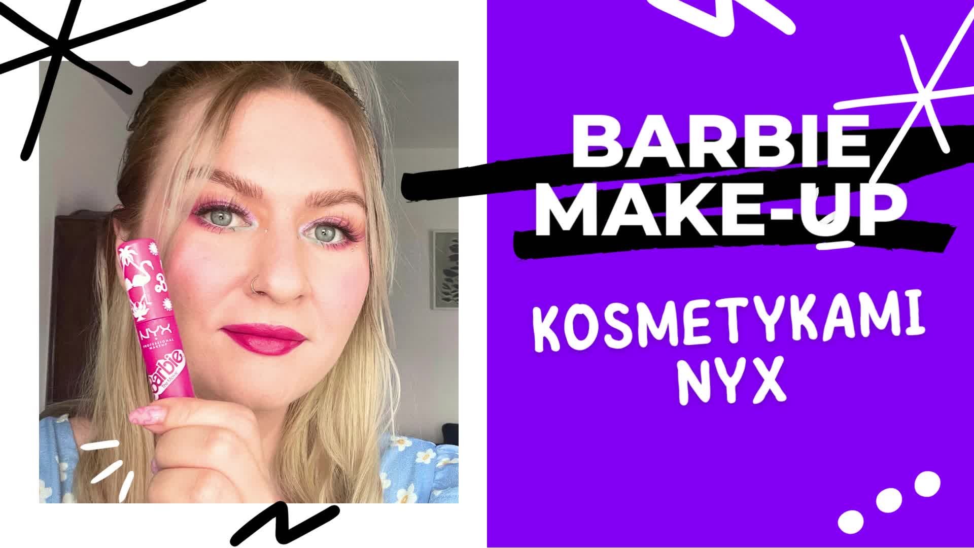 Makijaż Barbiecore krok po kroku