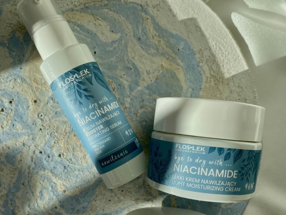Linia „Bye To Dry With Niacynamid” od Floslek