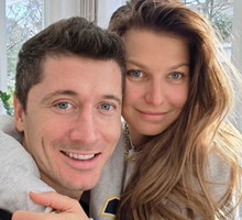 Anna Lewandowska kibicuje mężowi