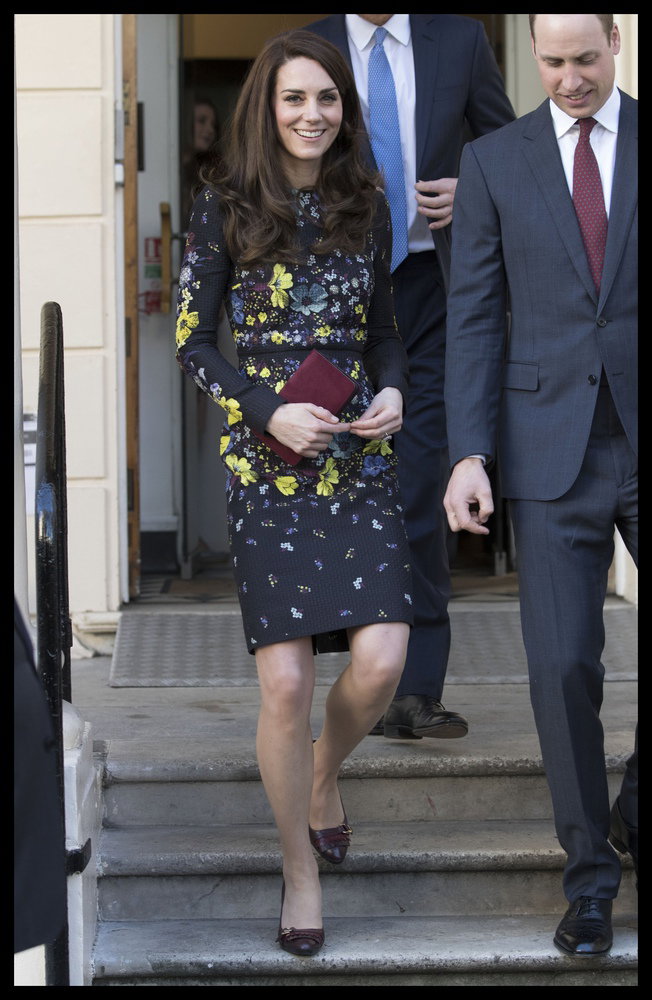 Kate Middleton w sukience Erdem/fot. EN