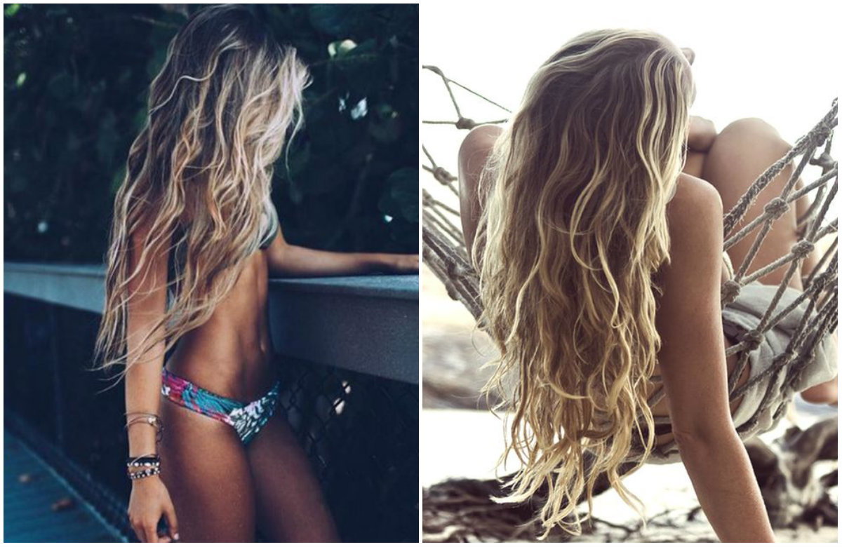 fale w stylu surferki