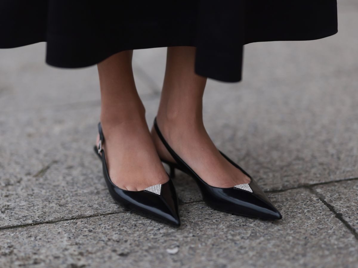Czółenka typu slingback na wesele