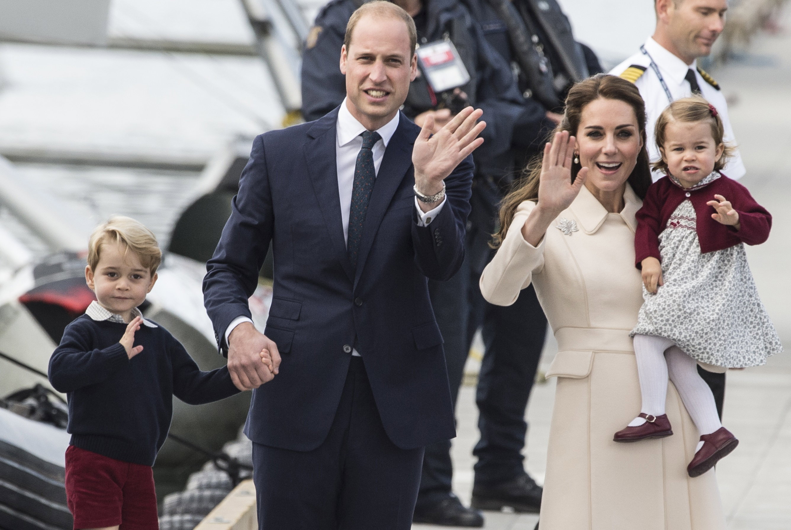 książe william kate george i charlotte