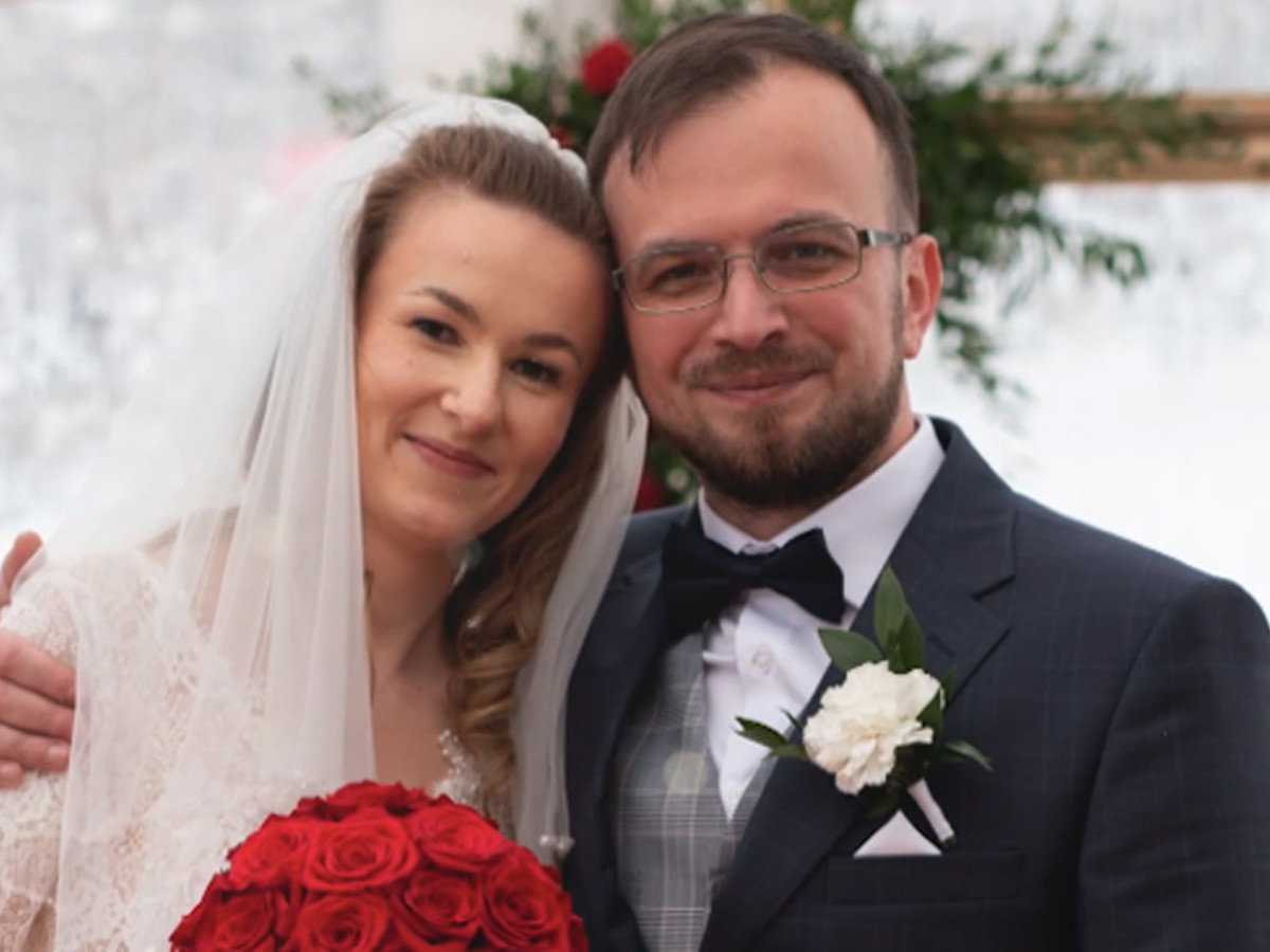 Marek i Kornelia ze Ślubu od pierwszego wejrzenia w dniu ślubu