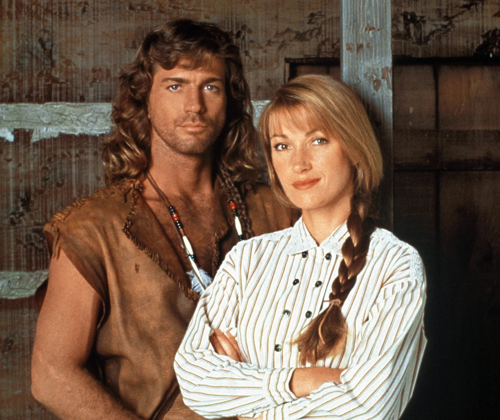 Joe Lando i Jane Seymour jako Byron Sully i dr Quinn
