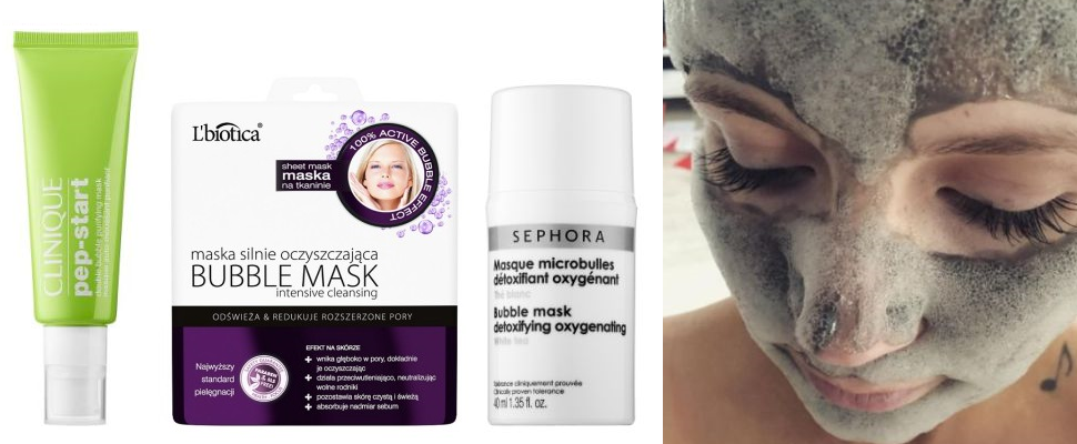 maseczki bąbelkowe Clinique L'biotica Sephora