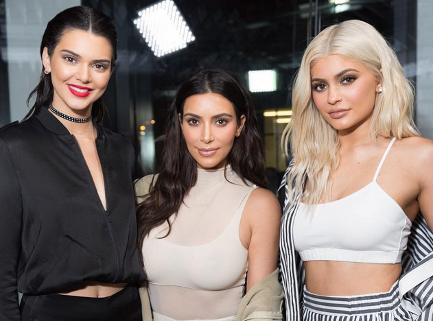 Kim Kardashian Kylie Jenner i Kendall Jenner