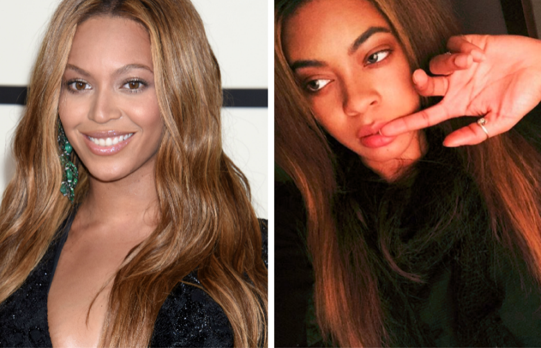 Beyonce i jej sobowtór