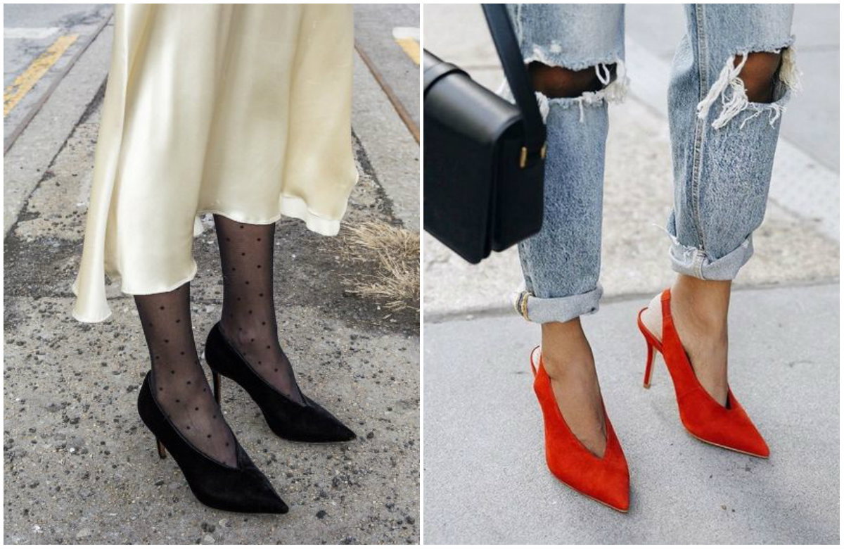 buty na wiosnę z wycięciem v