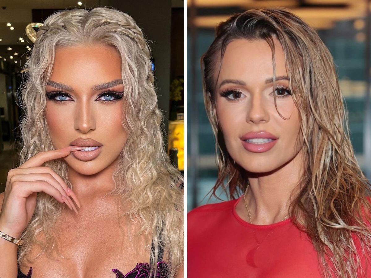 Caroline Derpieński w eleganckiej sukience podobnej do Dody