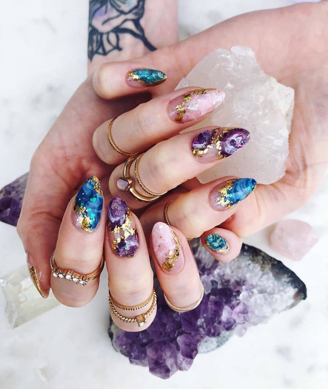 Crystal nails