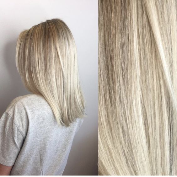 Włosy blond 2020 - koloryzacja stone blond