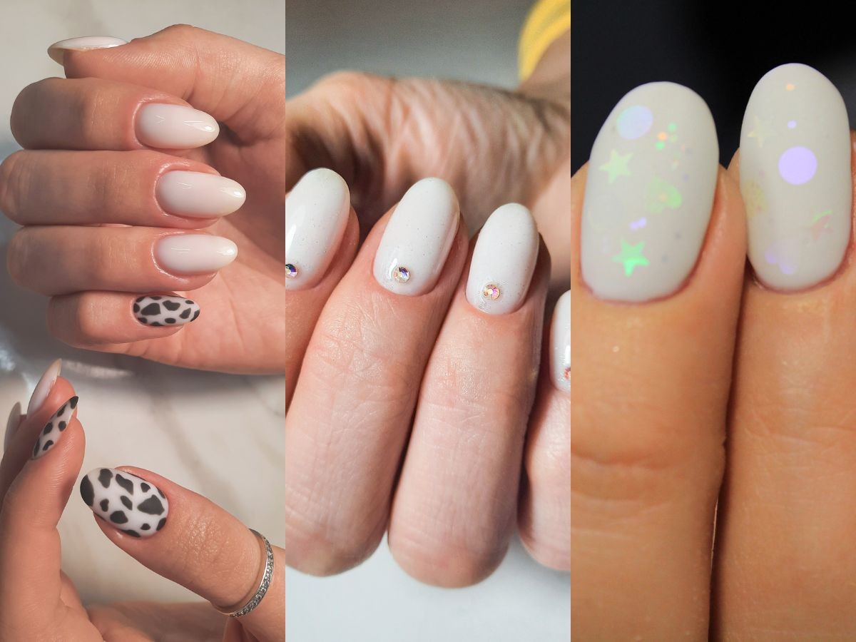 Milky nails