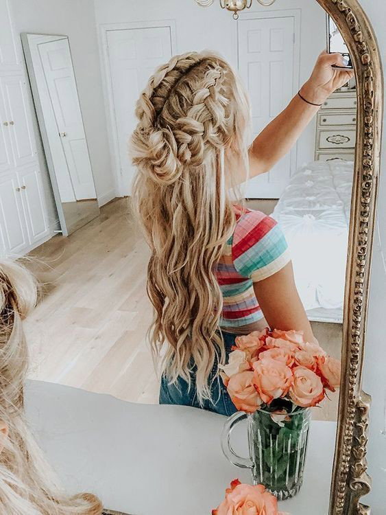 fryzury boho