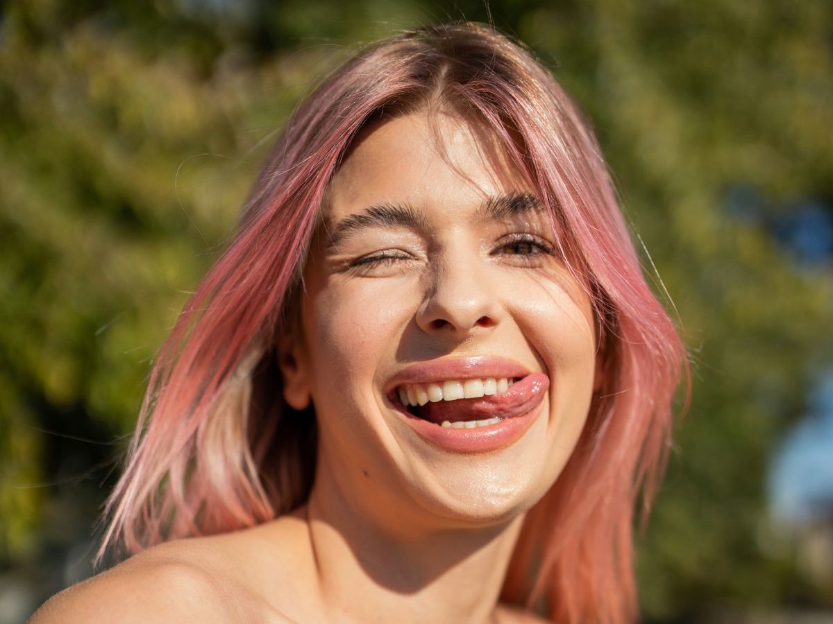 truskawkowy blond