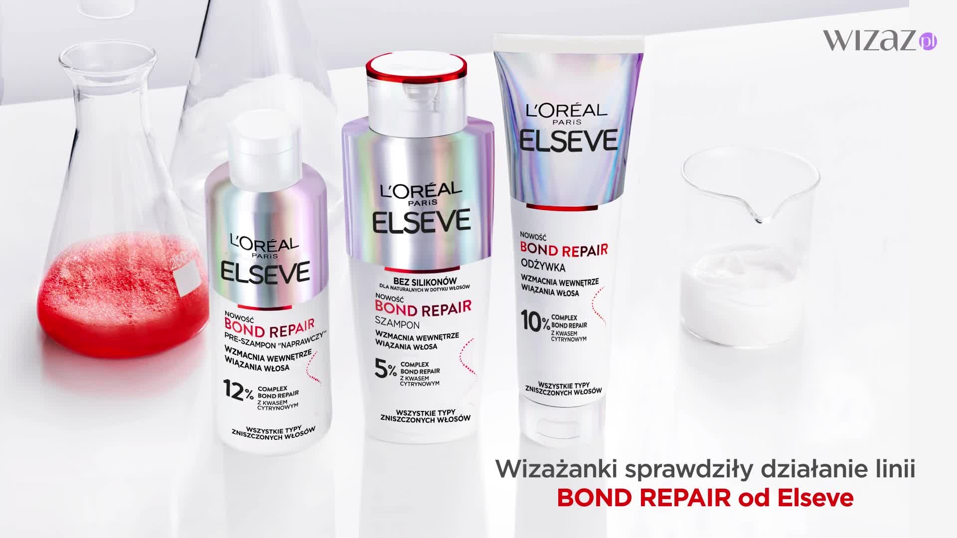 „Włosy stały się bardziej wygładzone, miłe w dotyku i nabrały blasku”. Kosmetyki do pielęgnacji włosów Elseve, Bond Repair przetestowane!