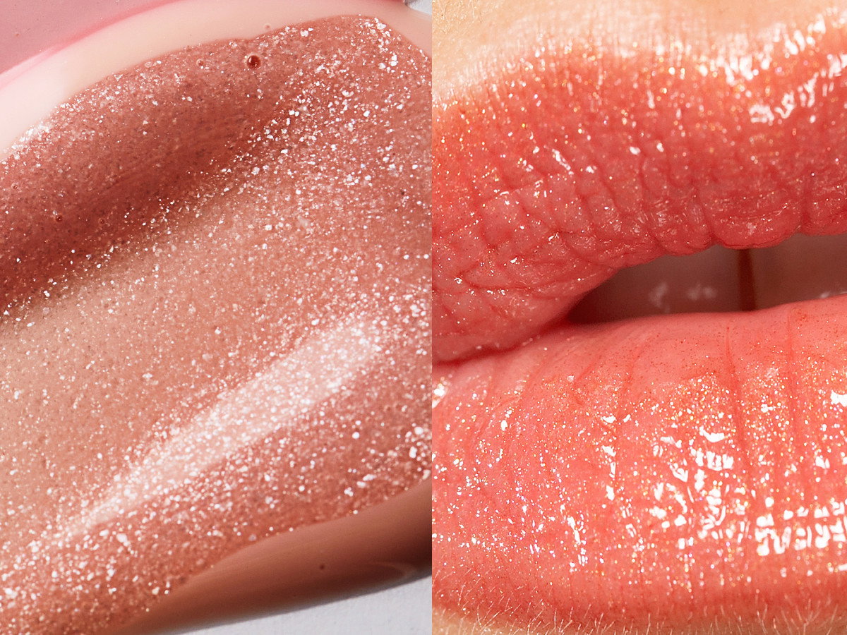 Frosted lips, metaliczne usta z brokatem