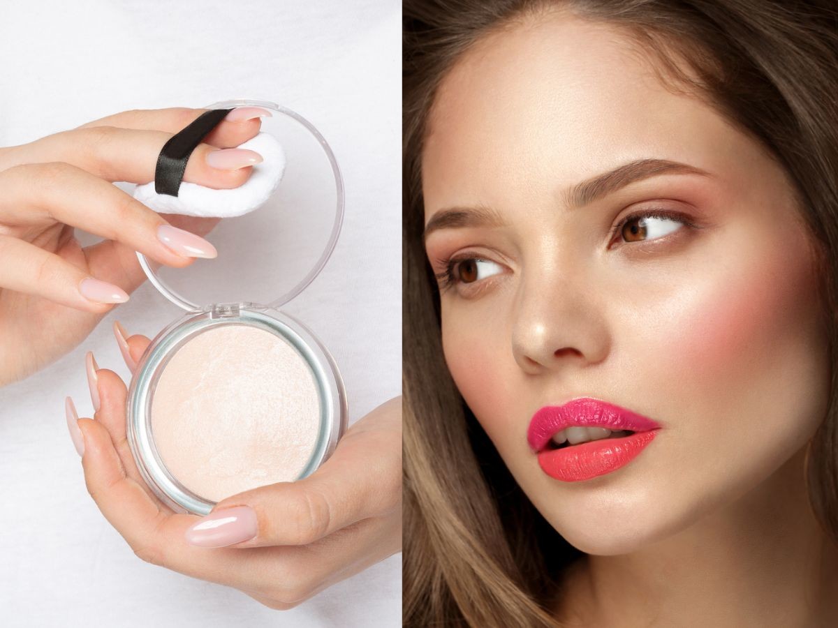 rozświetlacz daje efekt glossy skin