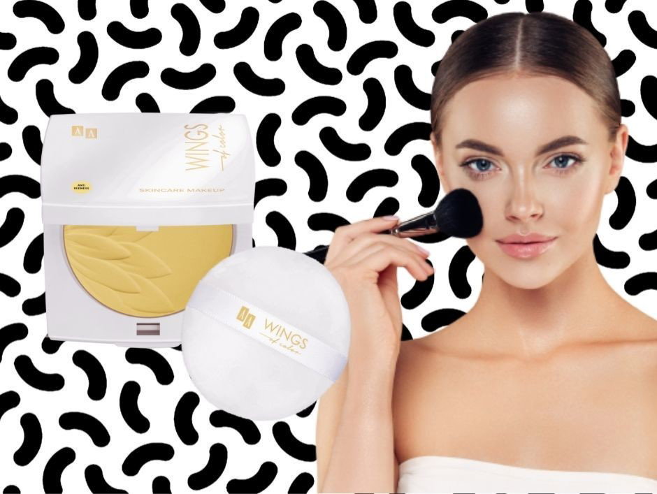 Puder maskujący zaczerwienienia AA WINGS OF COLOR Silky Smooth