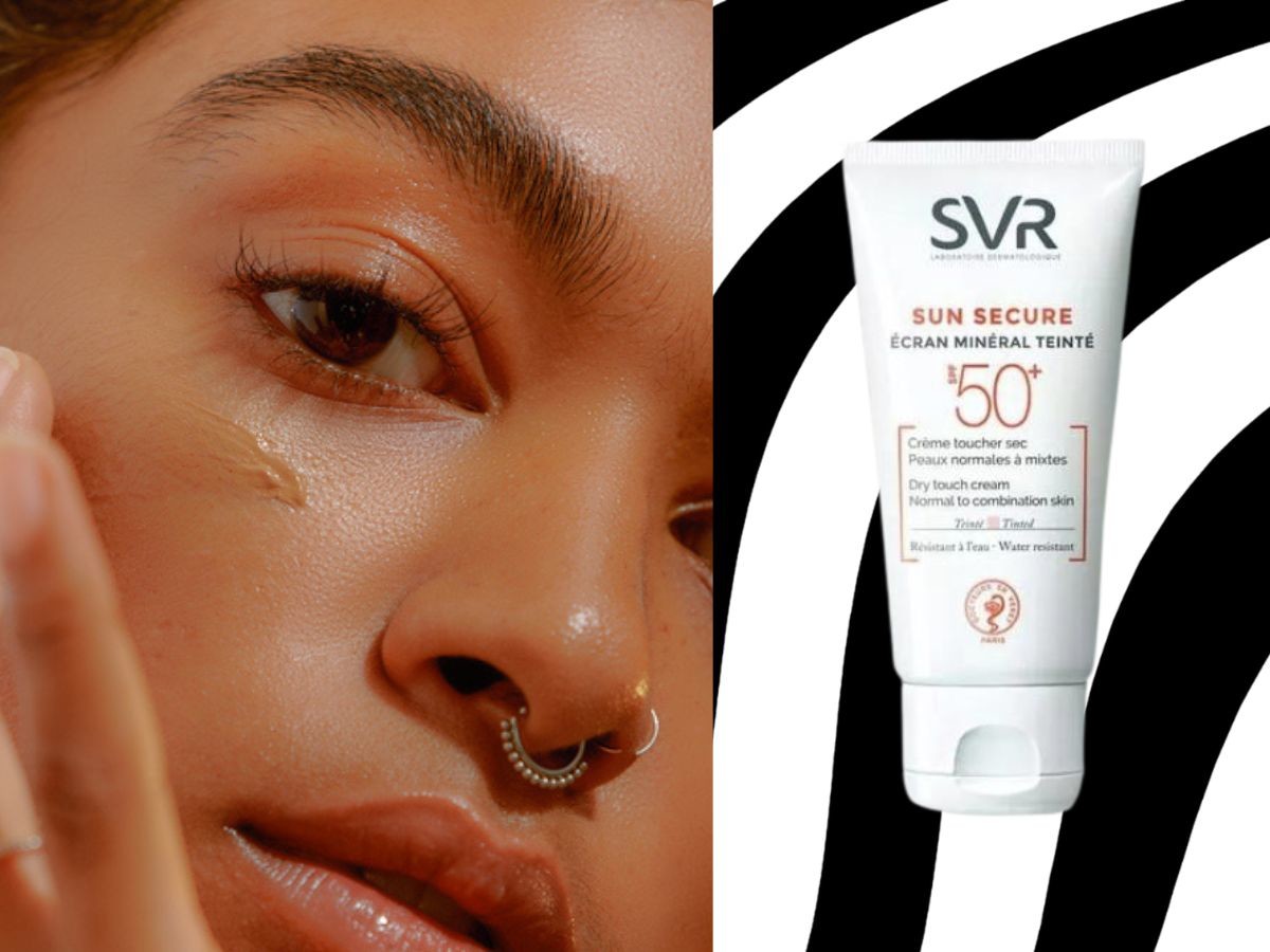 Kryjący krem z filtrem 50 Ecran Mineral Teinte SPF 50 od SVR