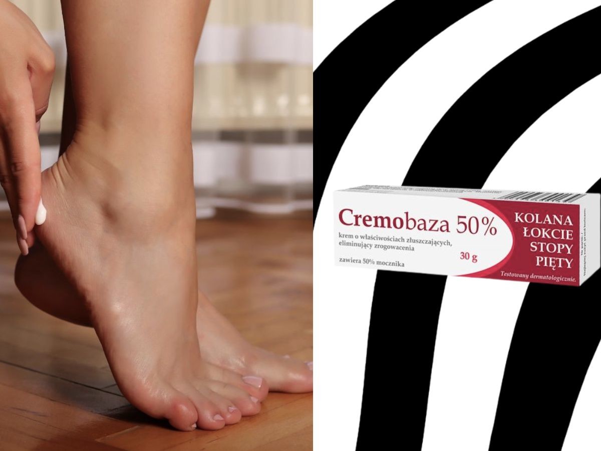 Krem z apteki na suche pięty Cremobaza 50% od Farmapol