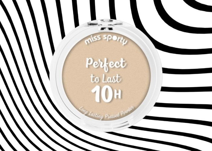 Puder matujący Perfect to Last 10H, Long Lasting Pressed Powder od Miss Sporty
