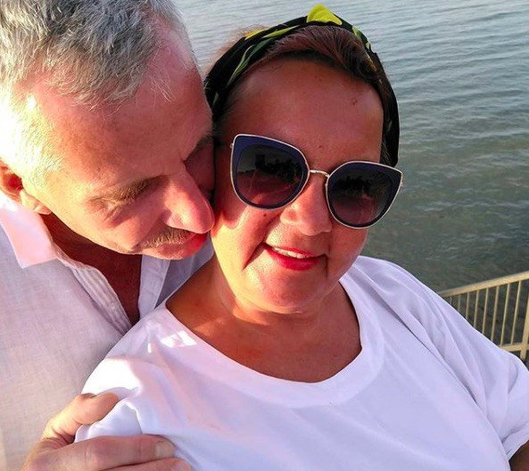 Iza Zeiske z Gogglebox z mężem