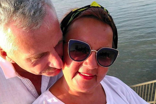 Iza Zeiske z Gogglebox z mężem