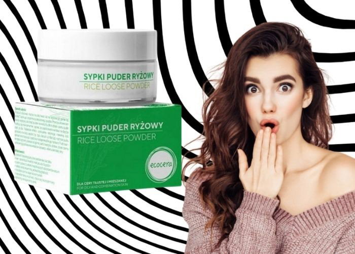Puder ryżowy ecocera