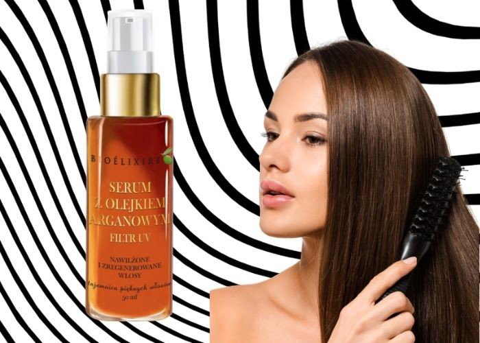Serum do włosów z olejkiem arganowym Bioelixire