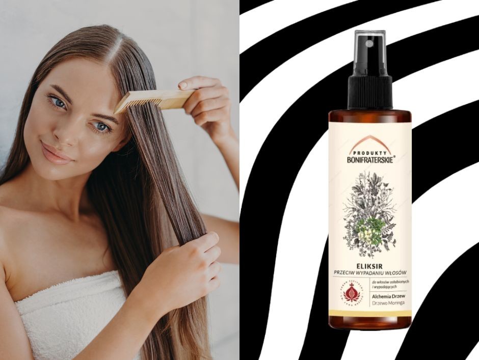 Zielarskie serum na wypadanie włosów Produkty Bonifraterskie