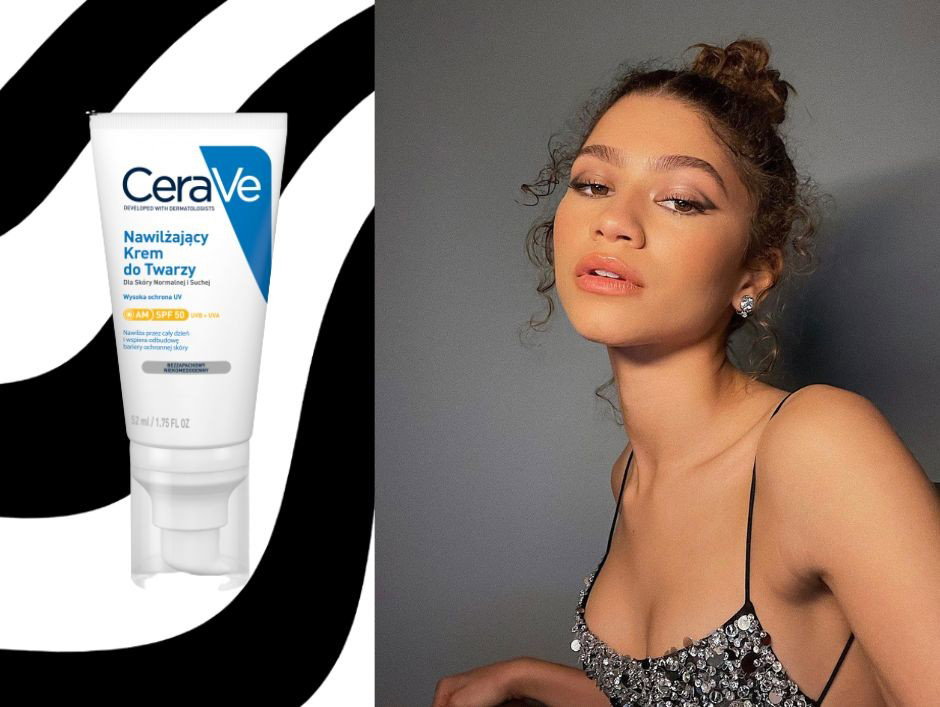 Zendaya stosuje nawilżający krem z apteki CeraVe, Facial Moisturising Lotion