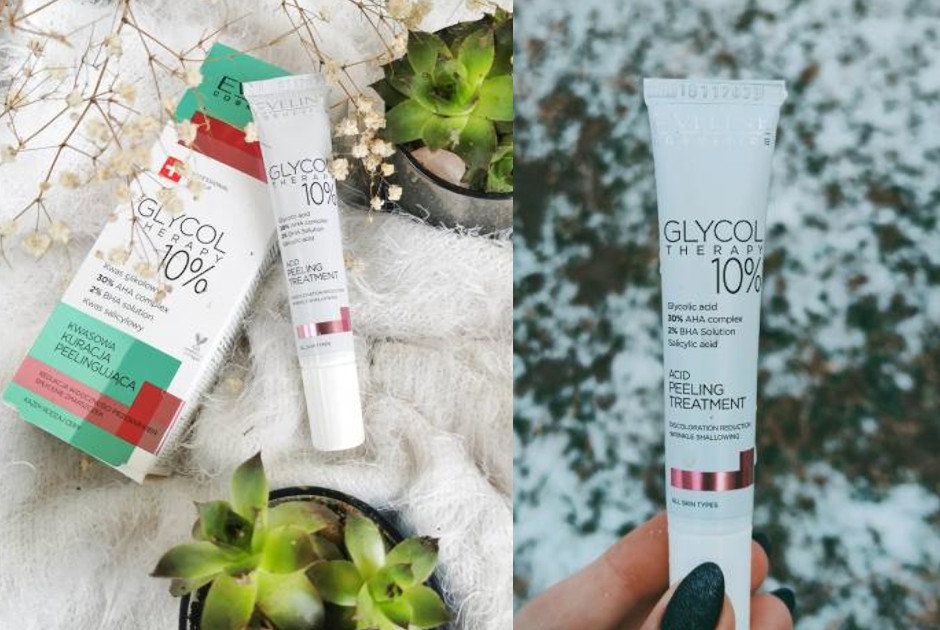 Eveline, Glycol Therapy, Kuracja peelingująca 10% kwas glikolowy