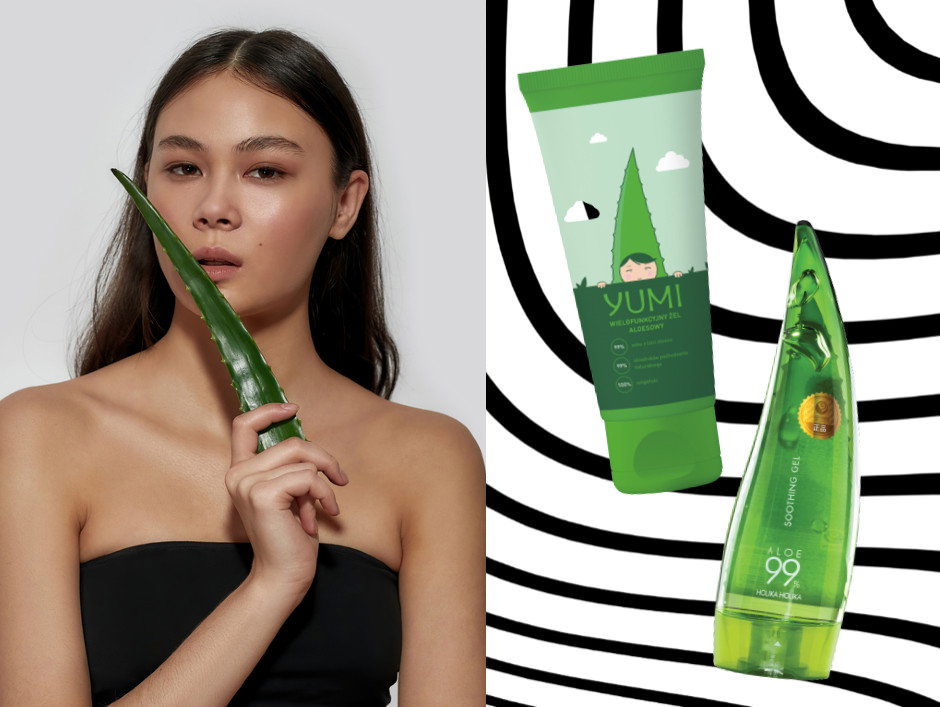 żele aloesowe Yumi, Holika Holika