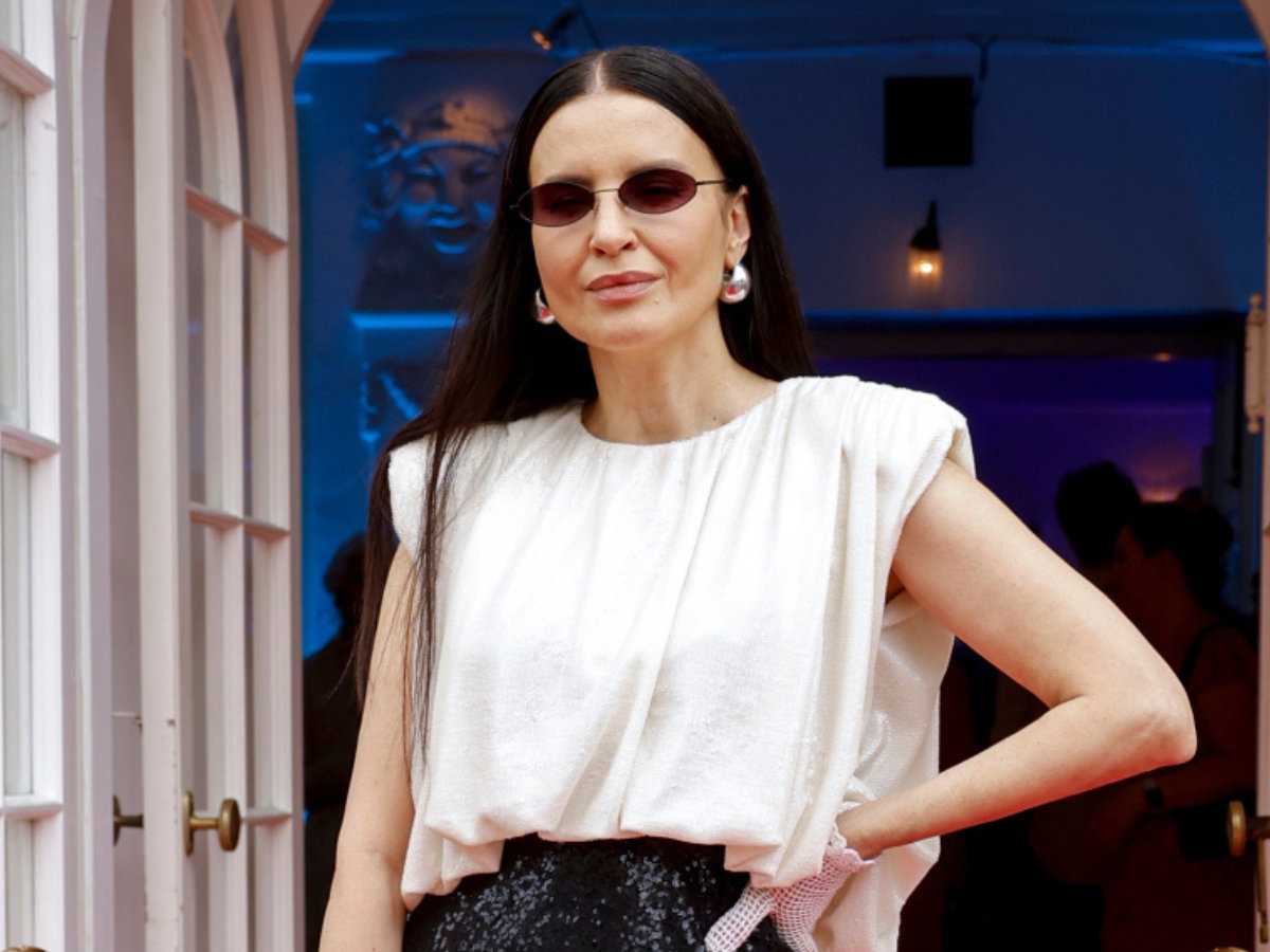 Joanna Horodyńska na pokazie Paprocki &amp; Brzozowski