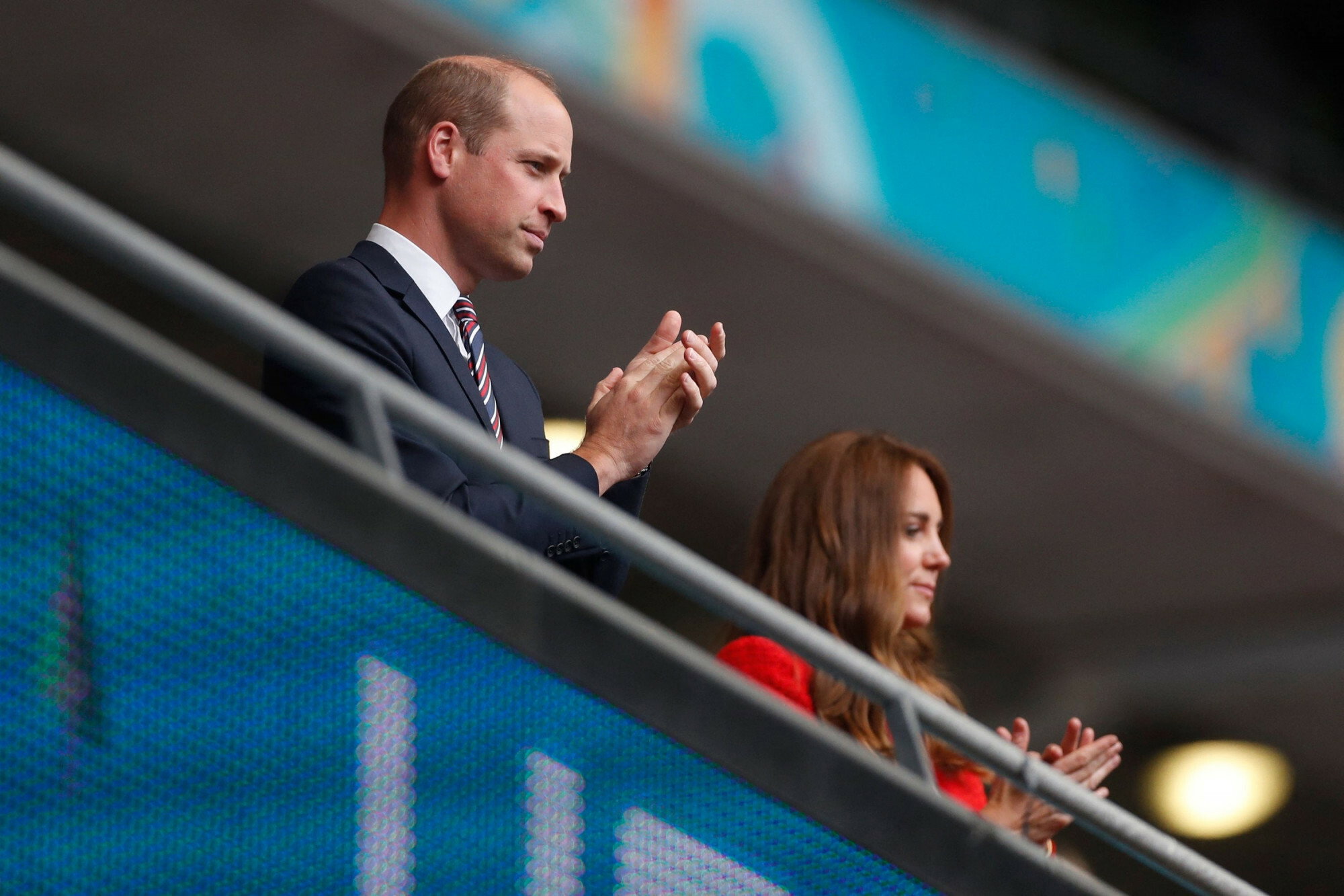Księżna Kate i książę William zabrali George'a na mecz.