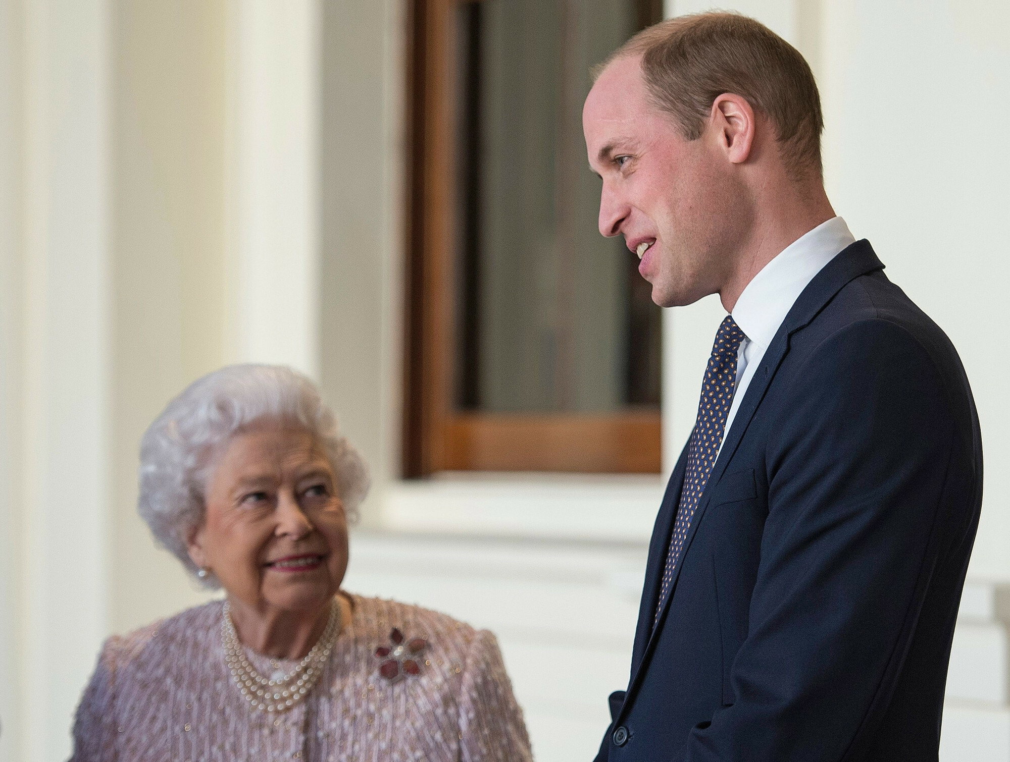 Królowa Elżbieta II i książę William