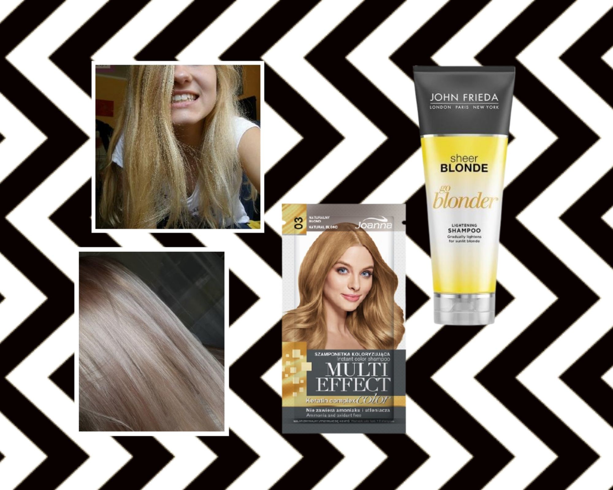 najlepsze szampony koloryzujące blond - efekty