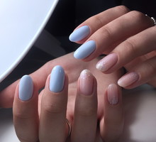 manicure hybrydowy lakierami Eveline