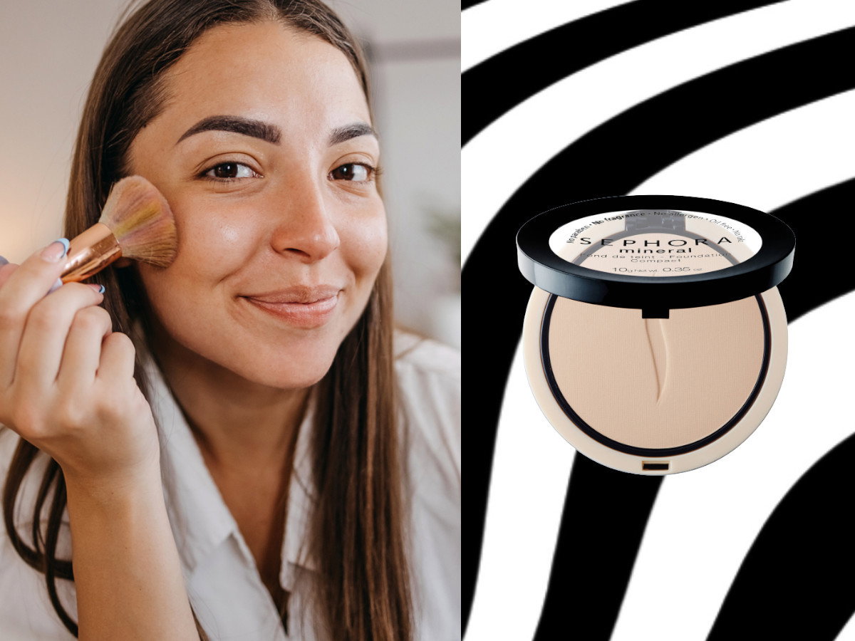 Kryjący podkład mineralny z pudrem matującym Sephora Collection
