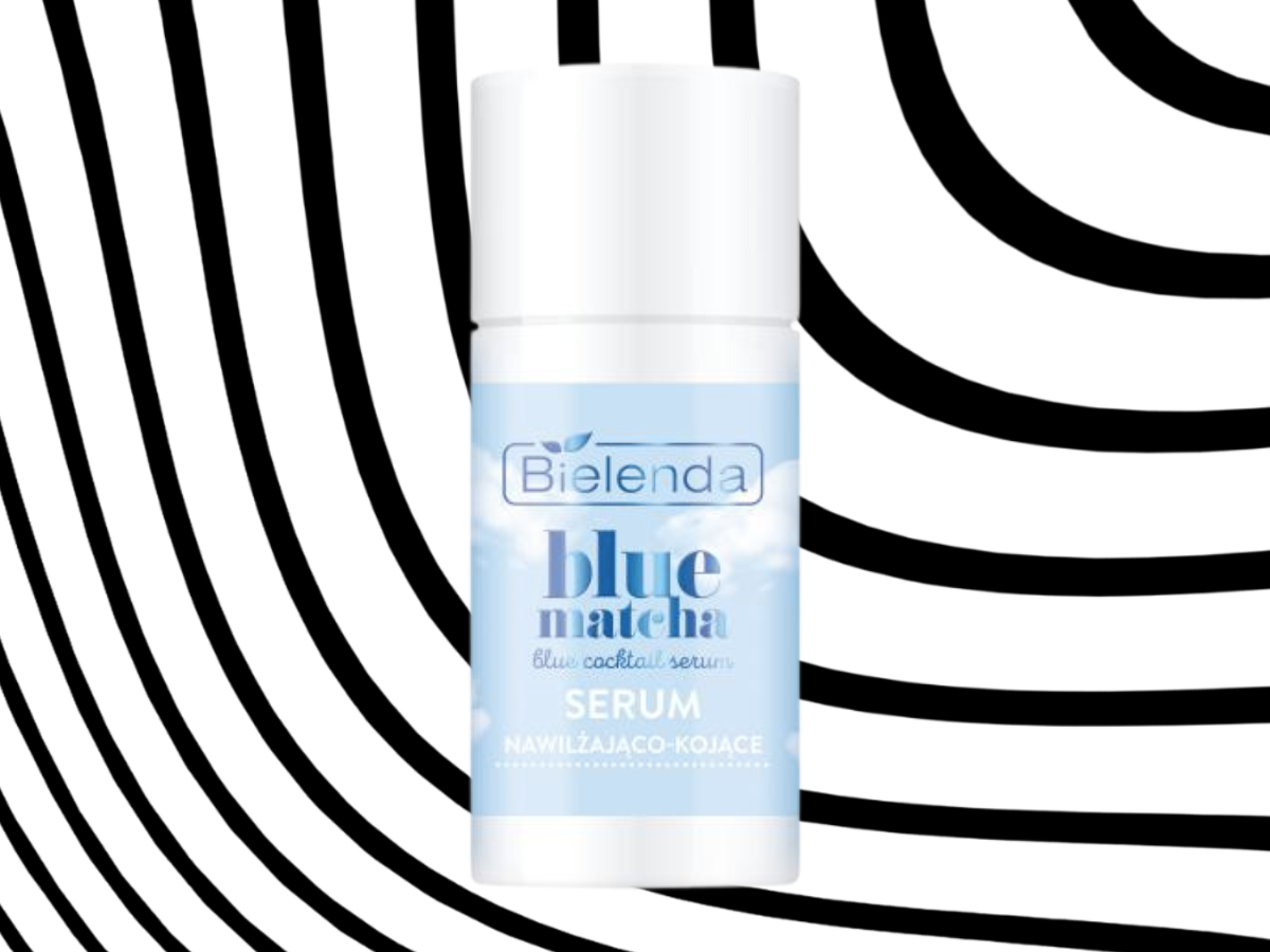 Niebieskie serum do twarzy w sztyfcie z Bielendy