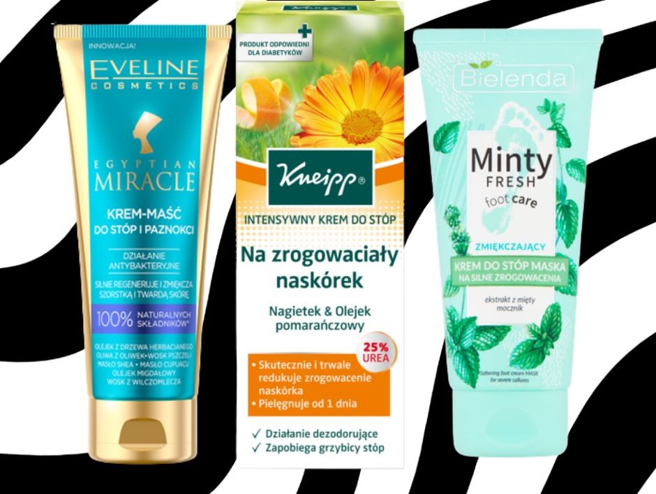 Suche pięty - kremy na suche i pękające stopy